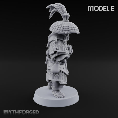 Hand Mortar Lugging Thunder Warrior E Miniature for Dungeons and Dragons, Pathfinder or other TTRPGs