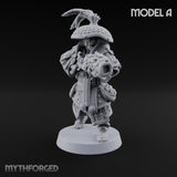 Hand Mortar Lugging Thunder Warriors Miniature for Dungeons and Dragons, Pathfinder or other TTRPGs