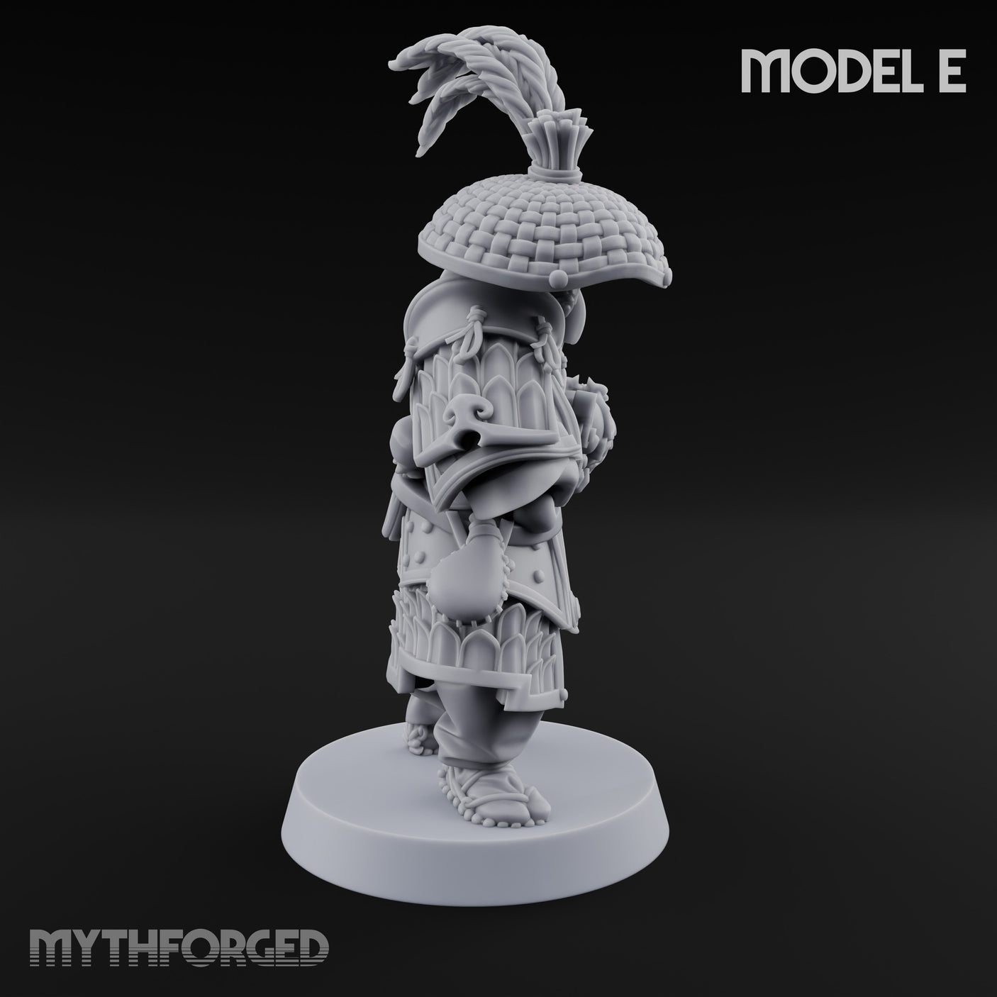 Hand Mortar Lugging Thunder Warriors Miniature for Dungeons and Dragons, Pathfinder or other TTRPGs