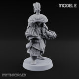 Hand Mortar Lugging Thunder Warriors Miniature for Dungeons and Dragons, Pathfinder or other TTRPGs