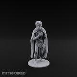 Hand On Heart Human Beggar Miniature for Dungeons and Dragons, Pathfinder or other TTRPGs