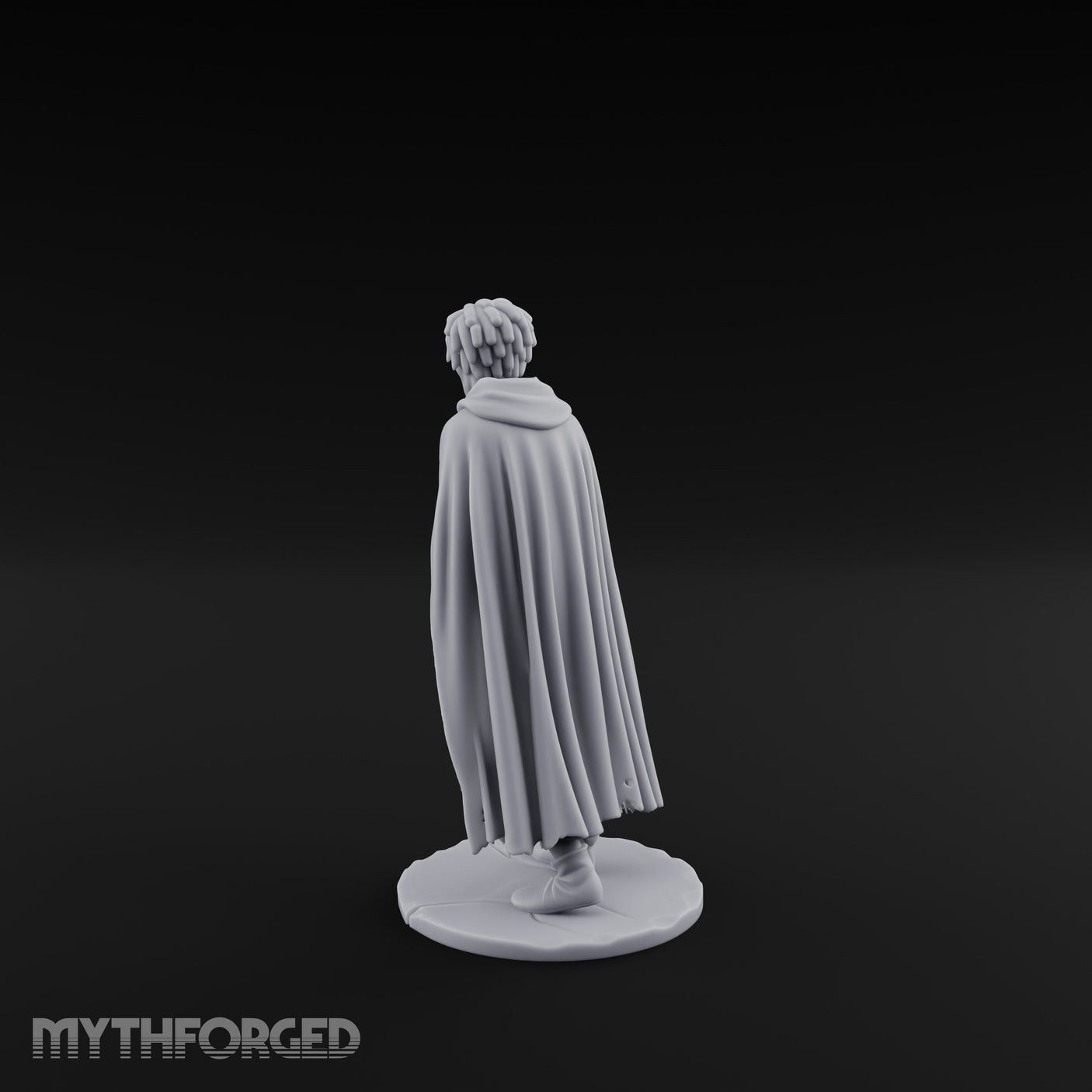 Hand On Heart Human Beggar Miniature for Dungeons and Dragons, Pathfinder or other TTRPGs