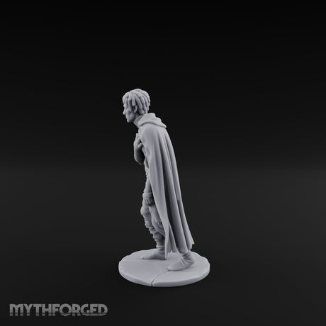 Hand On Heart Human Beggar Miniature for Dungeons and Dragons, Pathfinder or other TTRPGs
