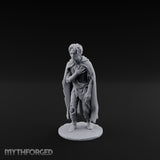 Hand On Heart Human Beggar Miniature for Dungeons and Dragons, Pathfinder or other TTRPGs