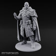 Hand Raising Human Inquisitor Miniature for Dungeons and Dragons, Pathfinder or other TTRPGs