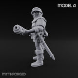 Handgun Clutching Human Handgunner A Miniature for Dungeons and Dragons, Pathfinder or other TTRPGs