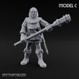 Handgun Clutching Human Handgunner C Miniature for Dungeons and Dragons, Pathfinder or other TTRPGs