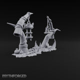 Where the Badlands Grow Teeth Horned Badlands Terrain Piece A