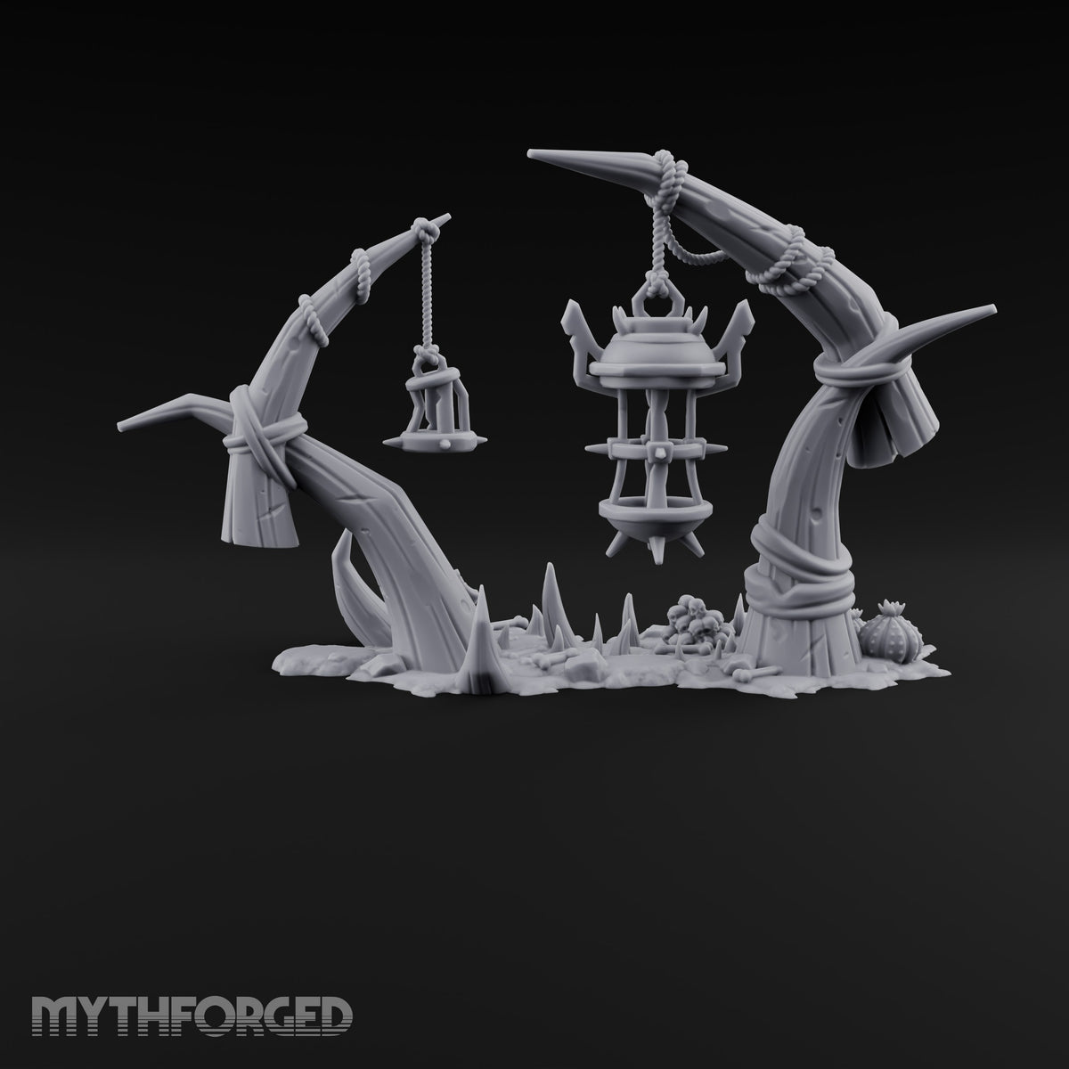 Where the Badlands Grow Teeth Horned Badlands Terrain Piece A
