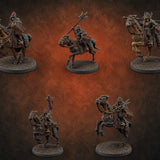 Hard Charging Nomad Cavalry — painted concept preview (miniature supplied unpainted)