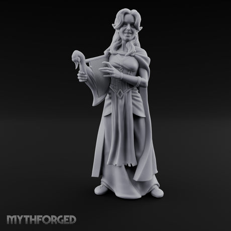 Harp Plucking Elf Bard gallery 1
