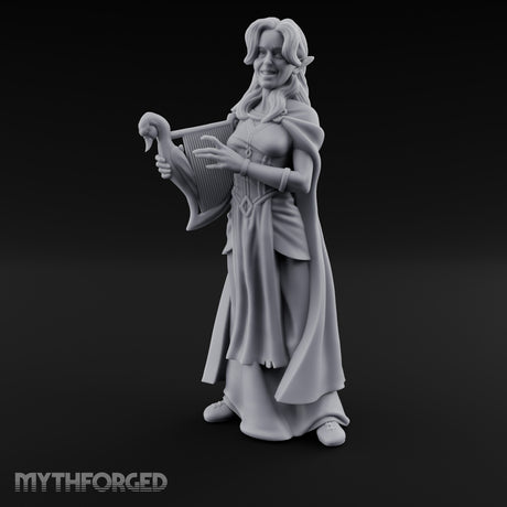 Harp Plucking Elf Bard gallery 9