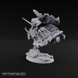 Charges Through Thorns and Tatters Death Knight Rider