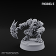 Smouldering Fire Dwarf Fighters E Miniature for Dungeons and Dragons, Pathfinder or other TTRPGs