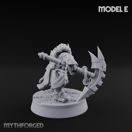Smouldering Fire Dwarf Fighters E Miniature for Dungeons and Dragons, Pathfinder or other TTRPGs
