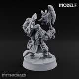 Smouldering Fire Dwarf Fighters F Miniature for Dungeons and Dragons, Pathfinder or other TTRPGs