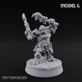 Smouldering Fire Dwarf Fighters G Miniature for Dungeons and Dragons, Pathfinder or other TTRPGs