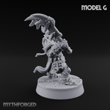 Smouldering Fire Dwarf Fighters G Miniature for Dungeons and Dragons, Pathfinder or other TTRPGs