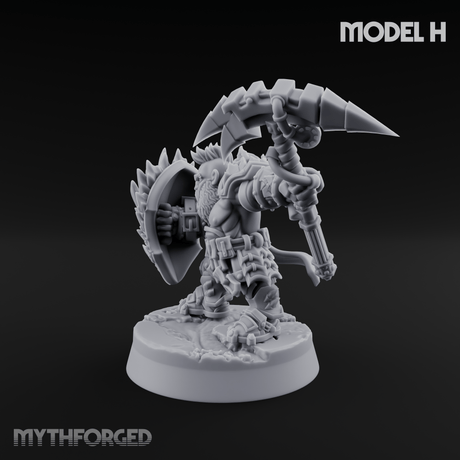 Smouldering Fire Dwarf Fighters H Miniature for Dungeons and Dragons, Pathfinder or other TTRPGs