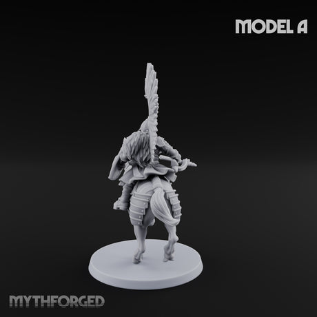Hussar Charging Lancer Cavalry Set A Miniature for Dungeons and Dragons, Pathfinder or other TTRPGs