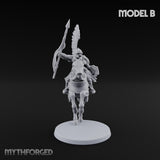 Hussar Charging Lancer Cavalry Set Miniature for Dungeons and Dragons, Pathfinder or other TTRPGs