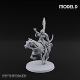 Hussar Charging Lancer Cavalry Set D Miniature for Dungeons and Dragons, Pathfinder or other TTRPGs