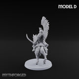 Hussar Charging Lancer Cavalry Set D Miniature for Dungeons and Dragons, Pathfinder or other TTRPGs