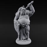 Belly Out Brawling Ogre Gladiator Miniature for Dungeons and Dragons, Pathfinder or other TTRPGs