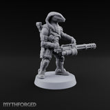 Spins Up Before It Strikes Yuan-ti Pureblood Cobra Heavy Gunner with Rotary Cannon — 1