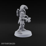 Spins Up Before It Strikes Yuan-ti Pureblood Cobra Heavy Gunner with Rotary Cannon — 1