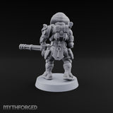 Spins Up Before It Strikes Yuan-ti Pureblood Cobra Heavy Gunner with Rotary Cannon — 1