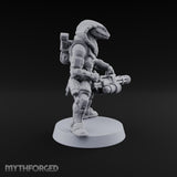 Spins Up Before It Strikes Yuan-ti Pureblood Cobra Heavy Gunner with Rotary Cannon — 2