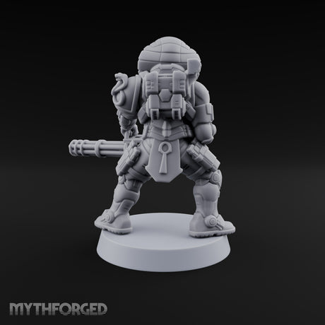 Spins Up Before It Strikes Yuan-ti Pureblood Cobra Heavy Gunner with Rotary Cannon — 2