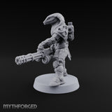 Spins Up Before It Strikes Yuan-ti Pureblood Cobra Heavy Gunner with Rotary Cannon — 2