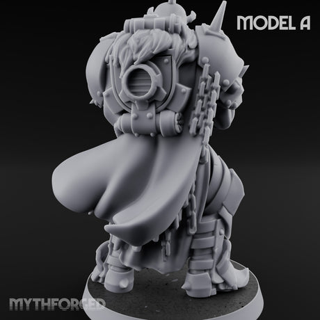 Heavy Weapon Toting Anointed Gunner A Miniature for Dungeons and Dragons, Pathfinder or other TTRPGs