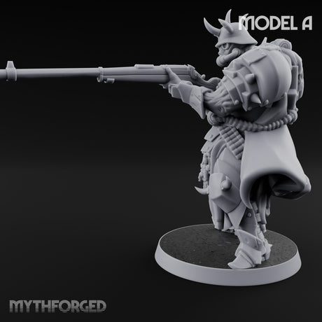 Heavy Weapon Toting Anointed Gunner A Miniature for Dungeons and Dragons, Pathfinder or other TTRPGs
