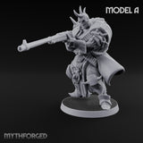 Heavy Weapon Toting Anointed Gunner A Miniature for Dungeons and Dragons, Pathfinder or other TTRPGs