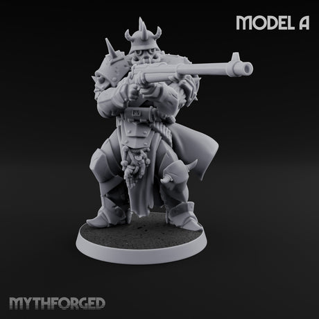 Heavy Weapon Toting Anointed Gunner A Miniature for Dungeons and Dragons, Pathfinder or other TTRPGs