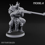 Heavy Weapon Toting Anointed Gunner A Miniature for Dungeons and Dragons, Pathfinder or other TTRPGs