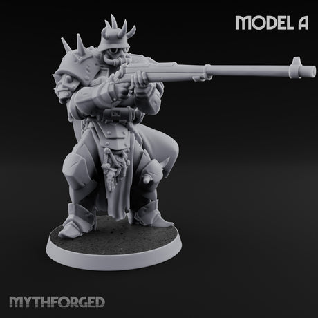 Heavy Weapon Toting Anointed Gunner A Miniature for Dungeons and Dragons, Pathfinder or other TTRPGs