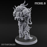 Heavy Weapon Toting Anointed Gunner B Miniature for Dungeons and Dragons, Pathfinder or other TTRPGs