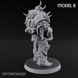 Heavy Weapon Toting Anointed Gunner B Miniature for Dungeons and Dragons, Pathfinder or other TTRPGs