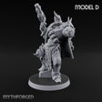 Heavy Weapon Toting Anointed Gunner D Miniature for Dungeons and Dragons, Pathfinder or other TTRPGs