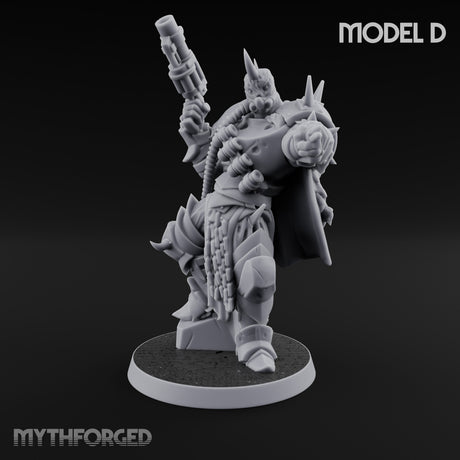 Heavy Weapon Toting Anointed Gunner D Miniature for Dungeons and Dragons, Pathfinder or other TTRPGs