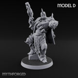 Heavy Weapon Toting Anointed Gunner D Miniature for Dungeons and Dragons, Pathfinder or other TTRPGs