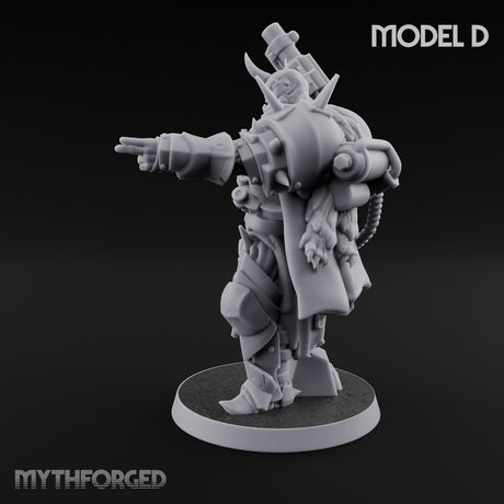 Heavy Weapon Toting Anointed Gunner D Miniature for Dungeons and Dragons, Pathfinder or other TTRPGs
