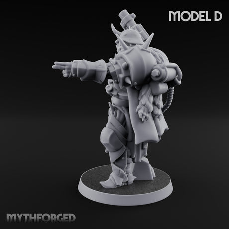 Heavy Weapon Toting Anointed Gunner D Miniature for Dungeons and Dragons, Pathfinder or other TTRPGs