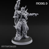 Heavy Weapon Toting Anointed Gunner D Miniature for Dungeons and Dragons, Pathfinder or other TTRPGs