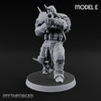 Heavy Weapon Toting Anointed Gunner E Miniature for Dungeons and Dragons, Pathfinder or other TTRPGs