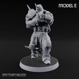 Heavy Weapon Toting Anointed Gunner E Miniature for Dungeons and Dragons, Pathfinder or other TTRPGs